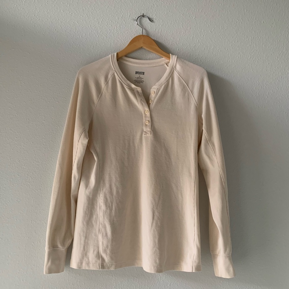 Duluth Trading Co Women’s Longtail T Long Sleeve Henley
